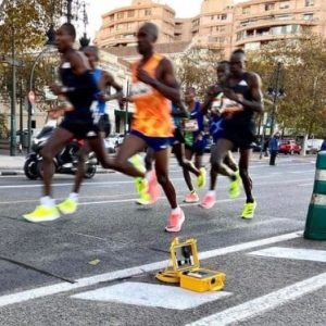 Valencia half marathon new MYLAPS-timed record