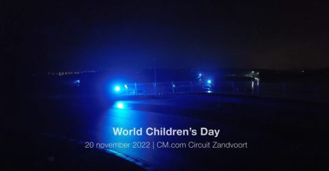 X2 Race Control LED Panels turn Zandvoort dunes blue at Children's day 2022